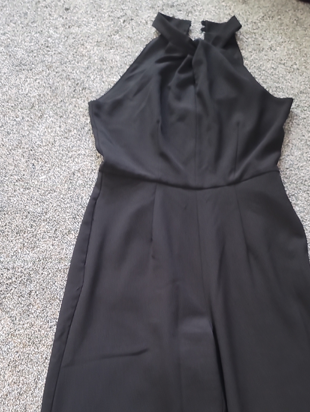 Black Halter Neck Jumpsuit